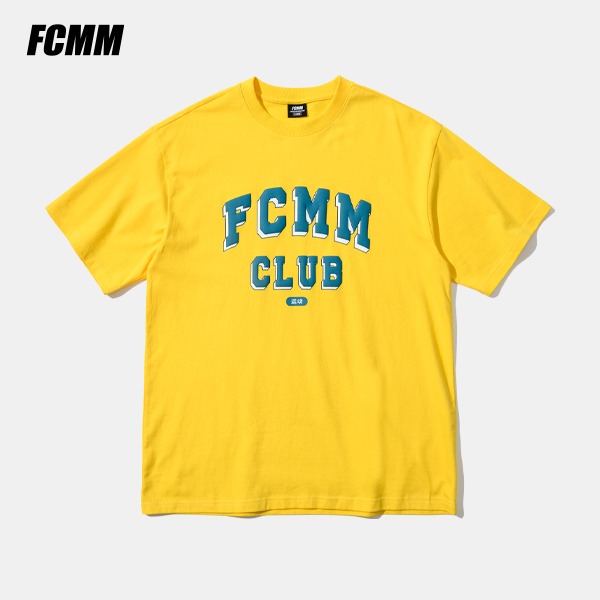 [FCMM] 스포츠 클럽 티셔츠 - 옐로우