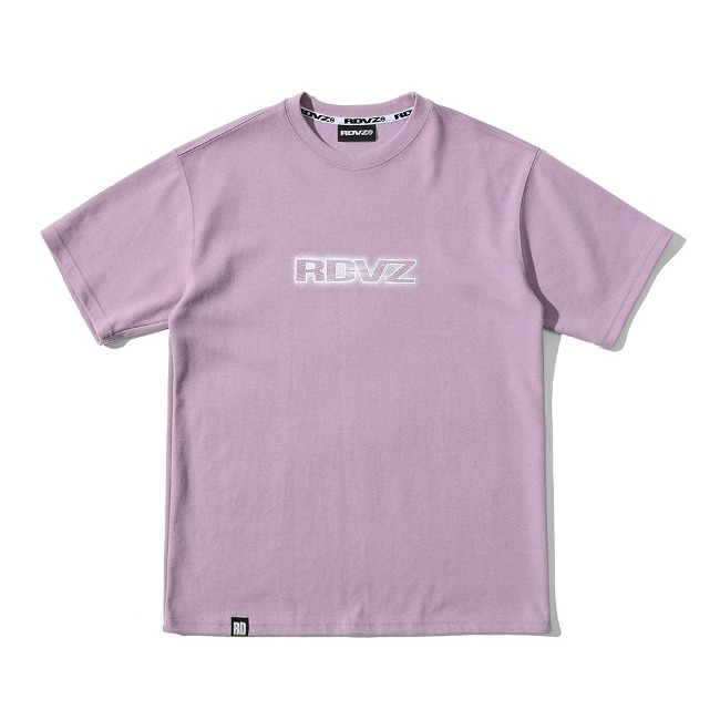 네온 로고 티셔츠 - 핑크