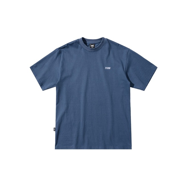 클럽 팀 프레쉬 코튼 티셔츠 - 블루 그레이