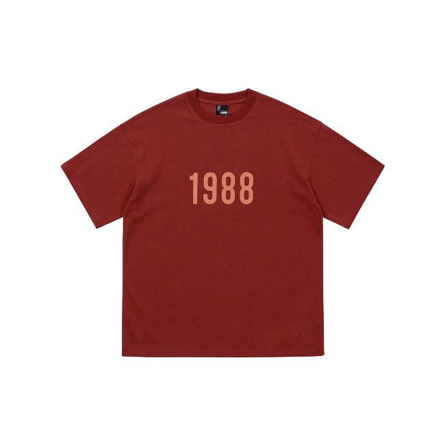 1988 레트로 티셔츠 - 와인